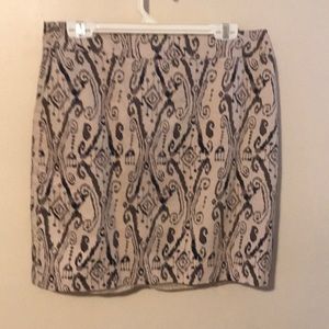 *2 for &30* Tan and black printed skirt